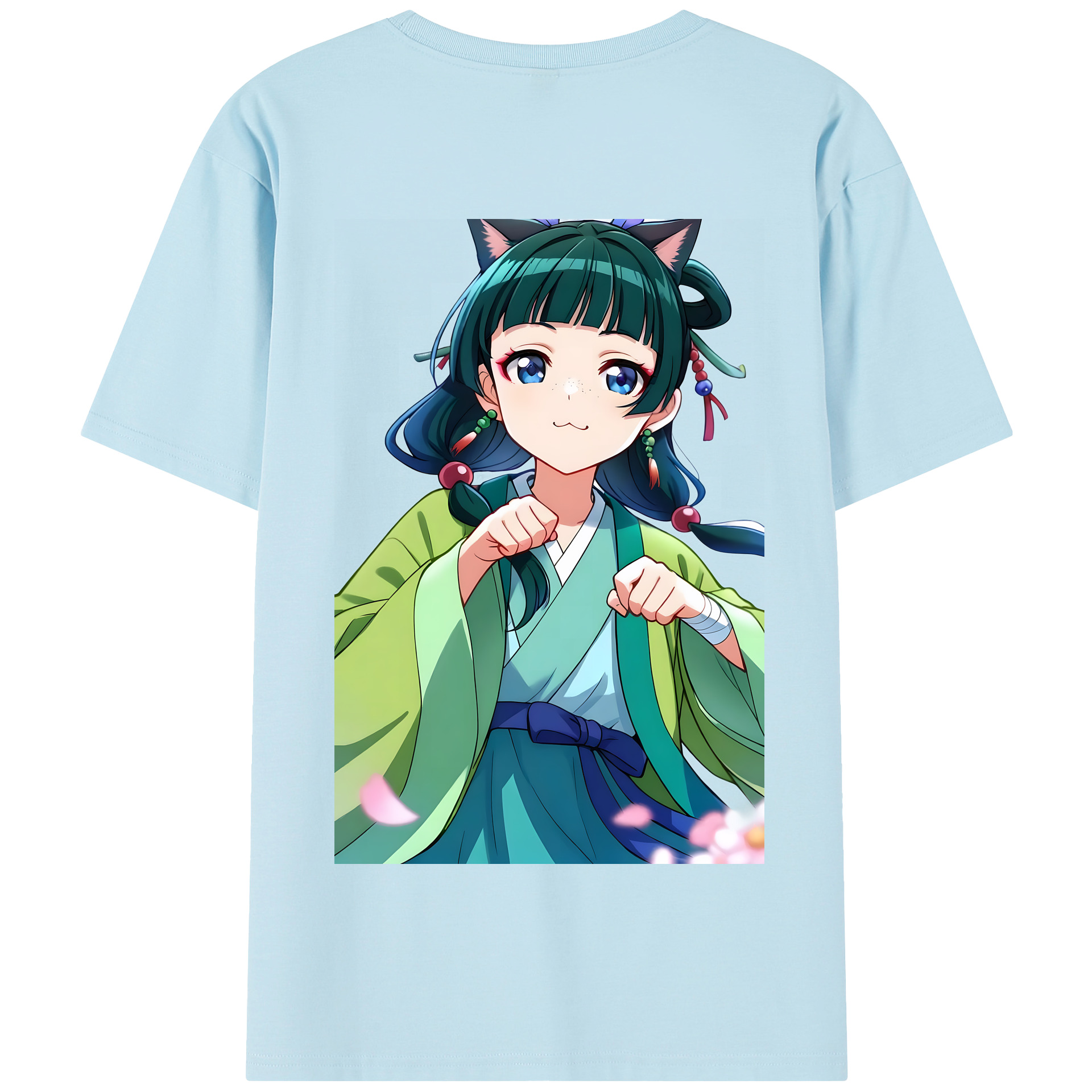 （画像用） 薬屋のひとりごと The Apothecary Diaries 綿100％半袖Tシャツ（背面プリント）